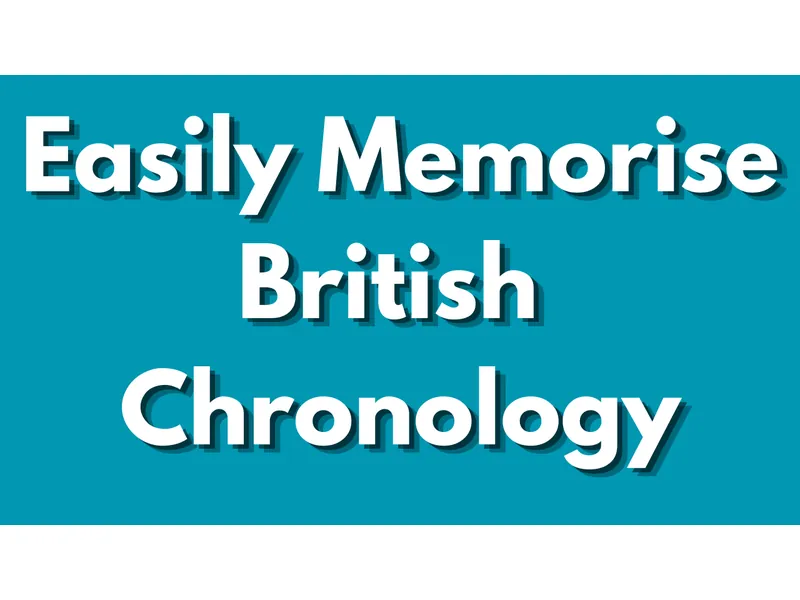 Memorise British Literature Chronology Using Mnemonics